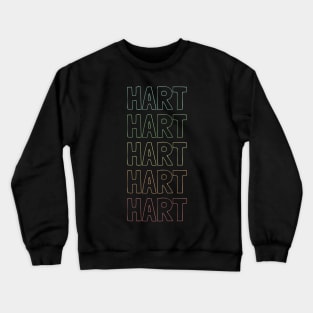 Hart Name Pattern Crewneck Sweatshirt